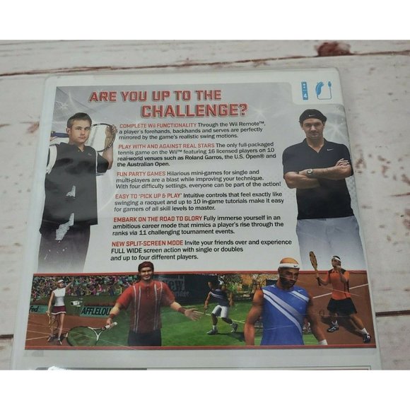 2008 2K Sports Top Spin 3 Nintendo Wii Video Game Made in USA - Picture 3 of 9